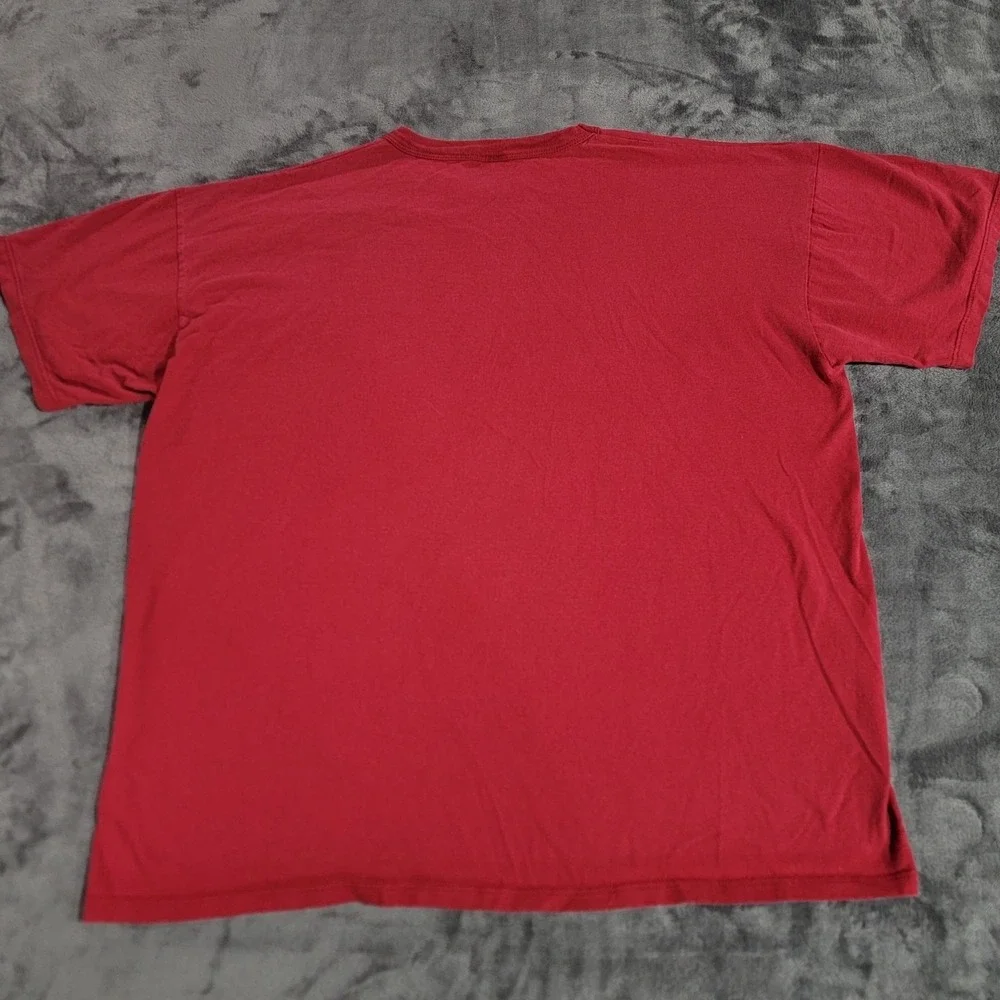 Vintage Russell Athletic Shirt Men XXL Red Blank Tee Made USA Single Stitch 90s